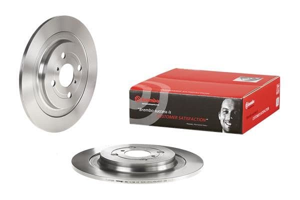 Brake disc Achter Links/Rechts past: DAIHATSU CHARADE VIII  TOYOTA YARIS 1.0-1.8 01.05-