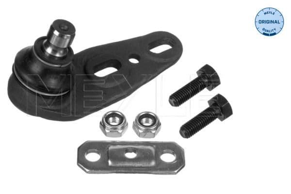 Kogelgewricht van de as Links (bodem voor) (diameter kegel 17mm, met extra materialen) past: AUDI 80 B2, 80 B3, 90 B2, 90 B3, COUPE B2, QUATTRO  VW PASSAT B2, SANTANA 1.3-2.3 08.78-