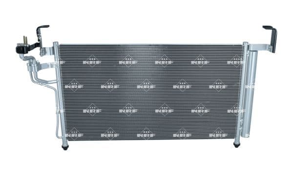 A/C condensator (met droger) past: HYUNDAI H-1 CARGO, H-1 TRAVEL 2.4/2.5D 02.08-