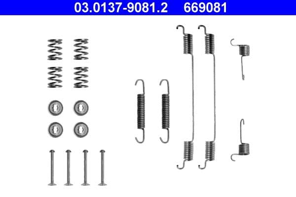 Accessory Kit, brake shoes