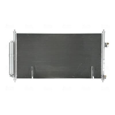 A/C condensator (met droger, (EN) additional fitting elements) past: NISSAN X-TRAIL I 2.0/2.2D/2.5 06.01-01.13