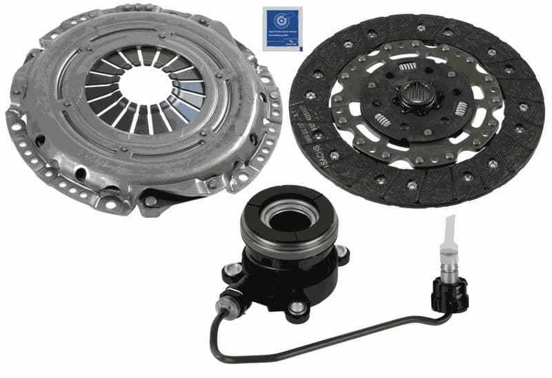 Koppelingskit met hydraulisch lager (215mm) past: OPEL ASTRA H, ASTRA H GTC, CORSA D, MERIVA A 1.6 09.05-08.14