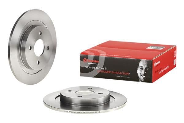 Brake disc Achter Links/Rechts past: FORD FOCUS I 2.0 03.02-11.04