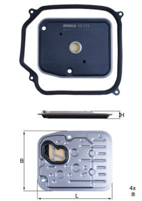 Hydraulic Filter, automatic transmission