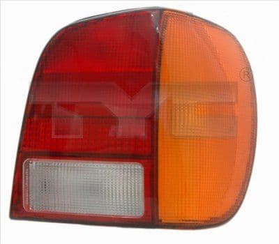 Achterlicht Links (kleur indicator oranje, kleur van het glas red) past: VW POLO III 6N1 Hatchback 10.94-10.99