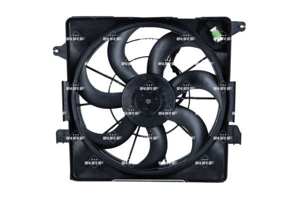 Radiatorventilator (met huisvesting) past: HYUNDAI IX35  KIA SPORTAGE III 2.0D 08.09-12.16