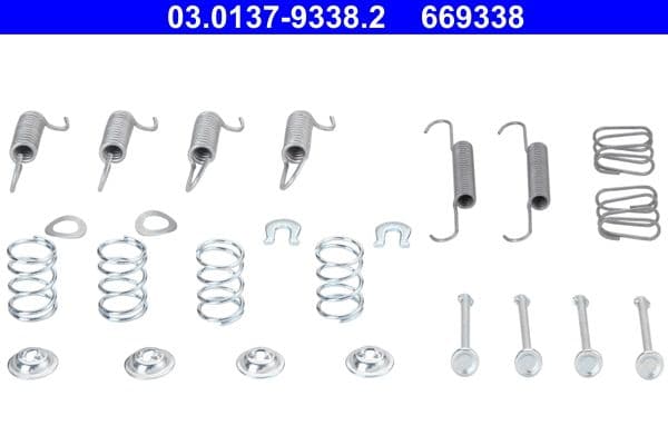 Accessory Kit, parking brake shoes