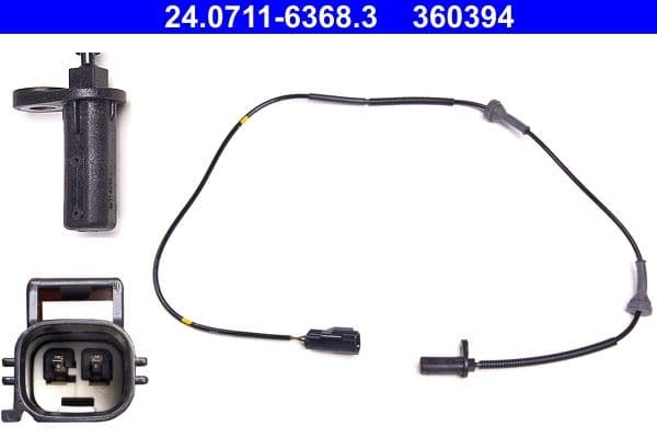 ABS-sensor Voor Rechts past: VOLVO XC90 I 4.4 01.05-12.10