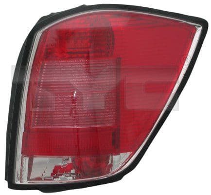 Achterlicht Links (kleur indicator red, kleur van het glas red) past: OPEL ASTRA H Stationwagon 03.04-05.14