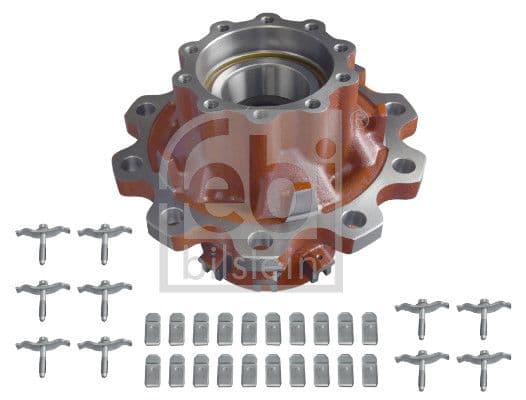 Wheel hub Achter past: DAF CF, CF 65, CF 75, CF 85, LF, LF 45, LF 55, XD, XF 105, XF 106, XF II, XG, XG+ 01.01-