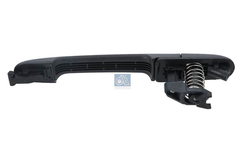 Door handle Links/Rechts extern zwart past: MERCEDES ATEGO, ATEGO 2, ATEGO 3, AXOR, AXOR 2, UNIMOG, SPRINTER 2-T (B901, B902), SPRINTER 3-T (B903), SPRINTER 4-T (B904), SPRINTER 5-T (B905) 05.88-