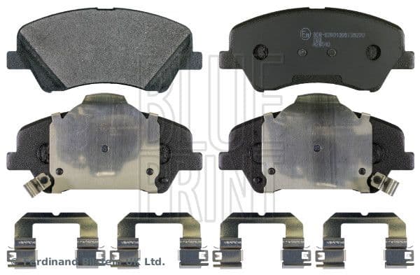 Remblokken set Voor , past: HYUNDAI ACCENT V, BAYON, I20 ACTIVE, I20 II, I20 III, SOLARIS  KIA RIO IV, STONIC 1.0-1.6D 11.14-
