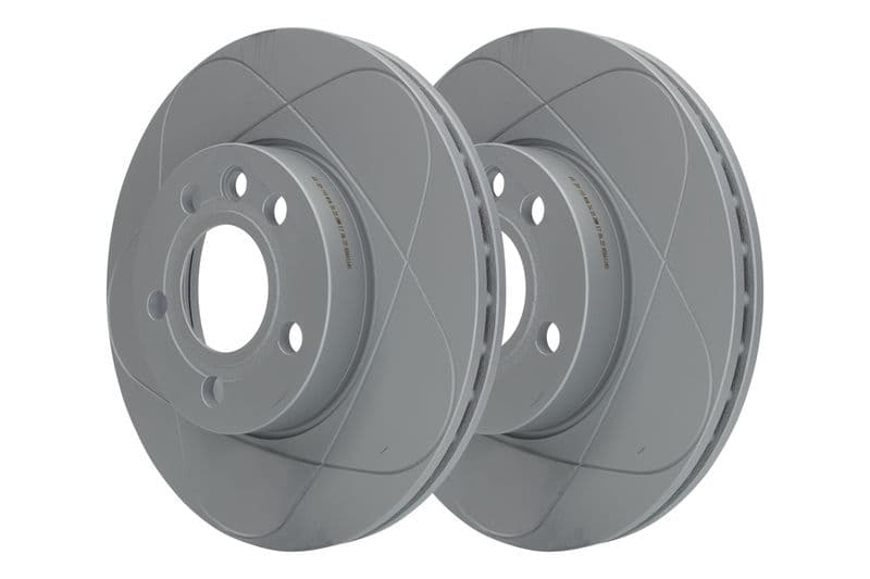 Brake disc, 1pcs, ATE PowerDisc, Geventileerd, Cut, Voor   Links/Rechts, buitendiameter 288 mm, dikte 25,1 mm, past: FORD GALAXY I  SEAT ALHAMBRA  VW SHARAN 1.8-2.8 03.95-03.10