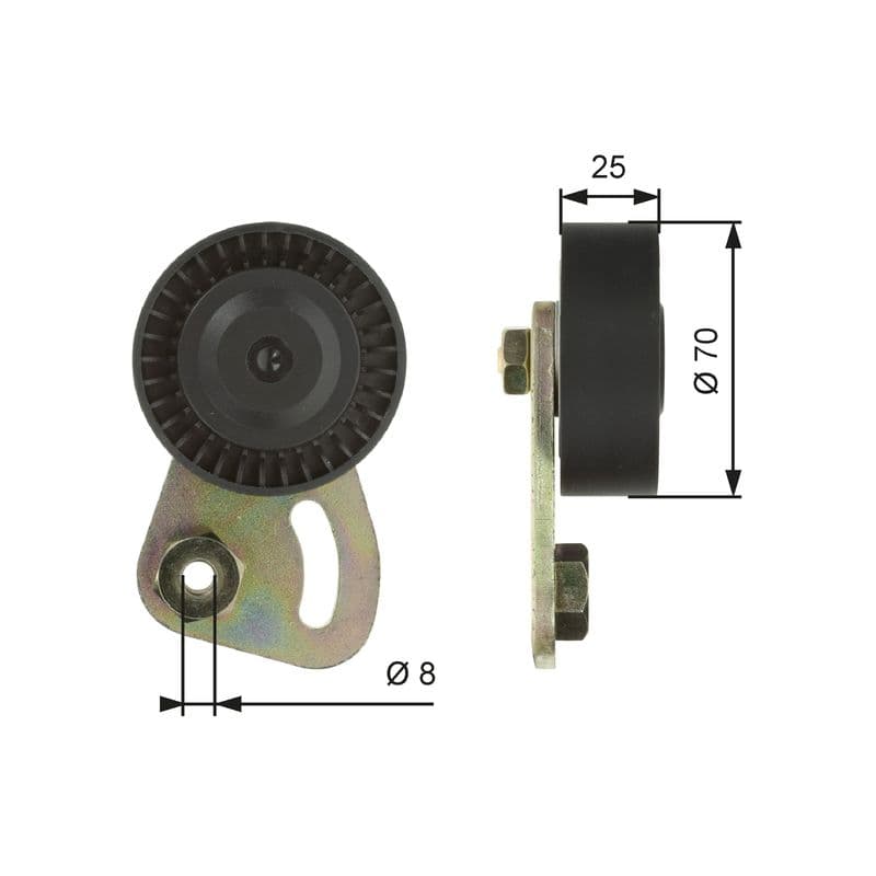 Tensioner Lever, V-ribbed belt