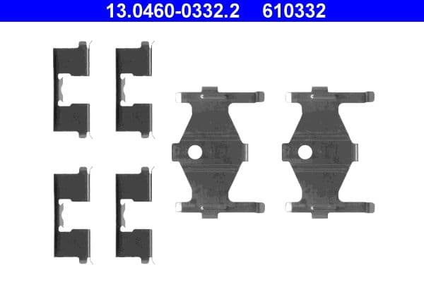 Accessory Kit, disc brake pad