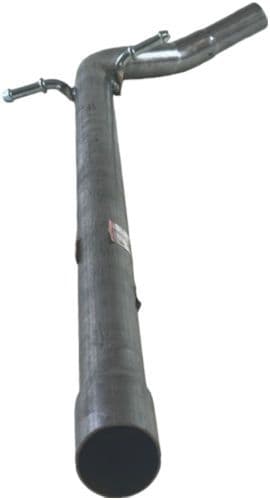 Uitlaatpijp midden (diameter:38mm/diameter 2:45,5mm) past: SKODA ROOMSTER, ROOMSTER PRAKTIK 1.2 05.06-05.15