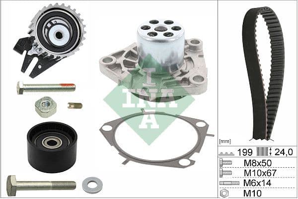 Water Pump & Timing Belt Kit