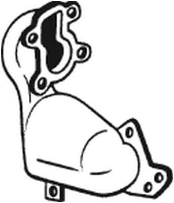 Intercooler slang Links/Rechts (Inlaat zijde/Uitlaatzijde, diameter 50mm, lengte 1330mm, zwart) past: FORD TOURNEO CONNECT, TRANSIT CONNECT 1.8D 06.02-12.13