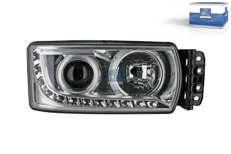 Koplamp Rechts (12LED*1WATT/H7, elektrisch, zonder motor, geen LED-controller) past: IVECO STRALIS II 09.12-