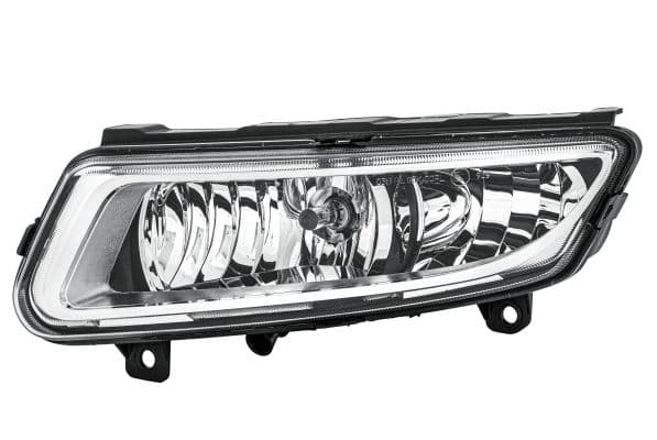 Mistlamp Voor Links (H8, met gebogen lichten) past: VW POLO V 6R 06.09-05.14