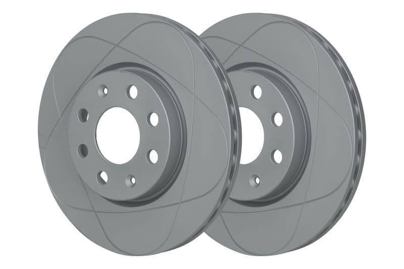 Brake disc, 1pcs, ATE PowerDisc, Geventileerd, Cut, Voor   Links/Rechts, buitendiameter 257 mm, dikte 22 mm, past: FIAT GRANDE PUNTO, PUNTO, PUNTO EVO  LANCIA YPSILON 0.9-1.6 10.03-