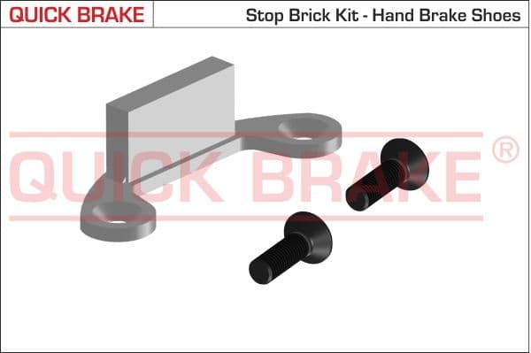 Accessory Kit, parking brake shoes