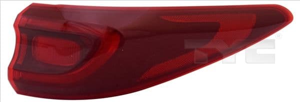 Achterlicht Rechts (extern, P21/5W, kleur indicator red, kleur van het glas red) past: KIA SPORTAGE IV QL 07.18-09.22