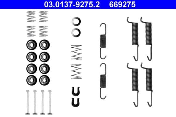 Accessory Kit, parking brake shoes
