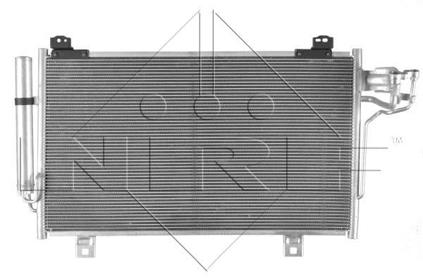 A/C condensator (met droger) past: MAZDA 3, 6 1.5D/2.2D 08.12-