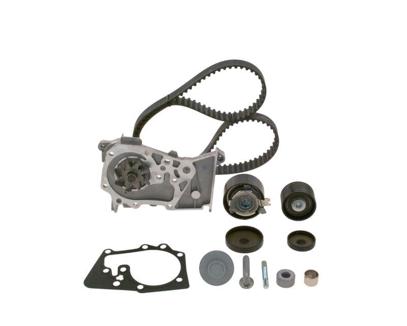 Timingset (riem + poelie + waterpomp) past: RENAULT CLIO III, FLUENCE, GRAND SCENIC II, GRAND SCENIC III, LAGUNA II, LAGUNA III, MEGANE, MEGANE I, MEGANE II, MEGANE III 1.6/1.6ALK/1.6LPG 06.01-
