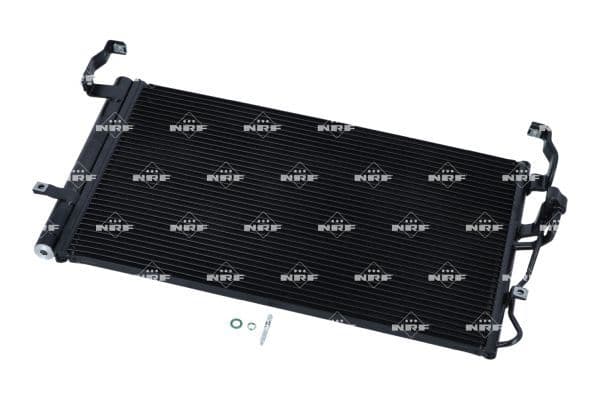 A/C condensator (met droger) past: HYUNDAI COUPE I, COUPE II, ELANTRA III, TIBURON 1.6-2.7 06.00-08.09