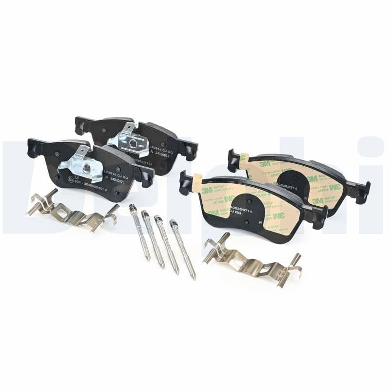 Remblokken set Voor (met een dempingskussen), past: MERCEDES CITAN TOURER (W420), CITAN/MINIVAN (W420), EQT (W420), T (MPV)  DACIA DUSTER  RENAULT AUSTRAL, GRAND KANGOO III 1.0LPG-Electric 06.21-