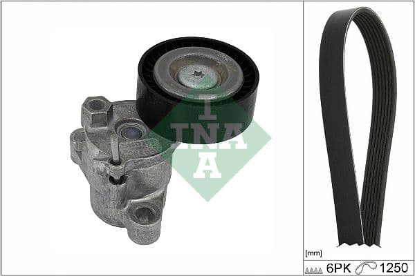 V-snaren set (met rollen) past: FORD C-MAX II, FIESTA VII, FOCUS III, FOCUS IV, GRAND C-MAX, PUMA, TOURNEO CONNECT V408 NADWOZIE WIELKO, TRANSIT CONNECT V408 1.0/1.0ALK 10.12-