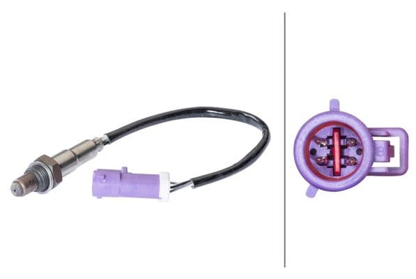 Lambda sonde (aantal draden 4, 250mm) past: FORD B-MAX, FIESTA, FIESTA V, FIESTA VI, FUSION, KA, KA+ III, STREET KA  MAZDA 2 1.2-1.6 09.96-