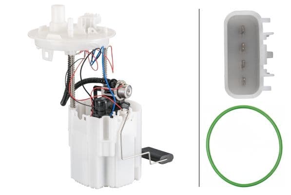 Elektrische brandstofpomp (module) past: OPEL ASTRA J, ASTRA J GTC 1.4/1.4LPG/1.6 12.09-