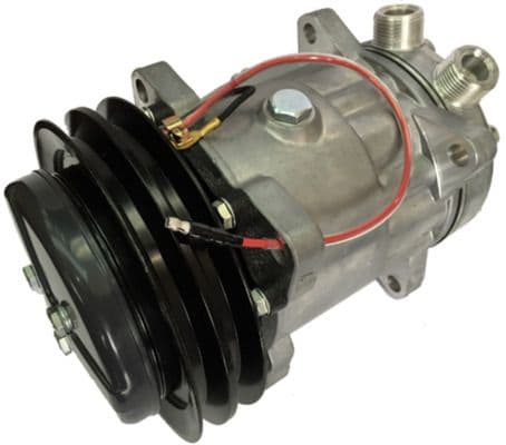 Airconditioning compressor 12V (R134a) past: CLAAS 130, 140 (200), 150 (200), 820, 840, 860, 880, 410, 410 II, 430, 430 II, 430 MONTANA, 460, 460 II, 460 II MTS, 460 TERRA, 480, 480 II, 480 II MTS