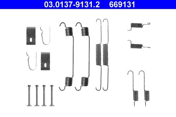 Accessory Kit, brake shoes