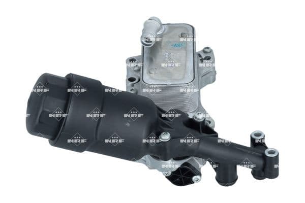 Olie radiator (met oliefilterbehuizing  met zegel) past: MERCEDES C (A205), C (C204), C (C205), C T-MODEL (S204), C T-MODEL (S205), C (W204), C (W205), CLS (C218) 2.1D-3.5 09.03-