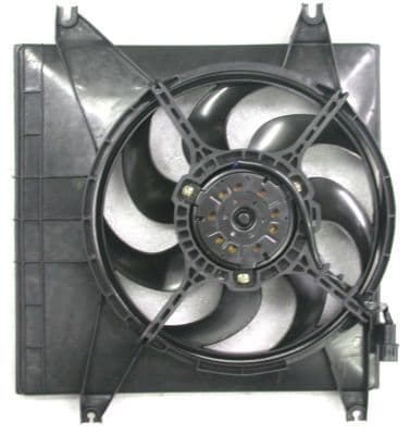 Radiatorventilator (met huisvesting) past: HYUNDAI ATOS 1.1 08.03-12.08