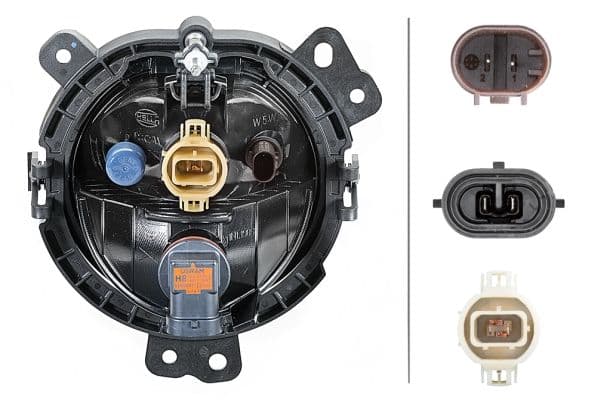 Mistlamp Voor Links (H8/PSX24W/W5W, met dagrijlichten) past: MINI COUNTRYMAN R60 06.10-12.16