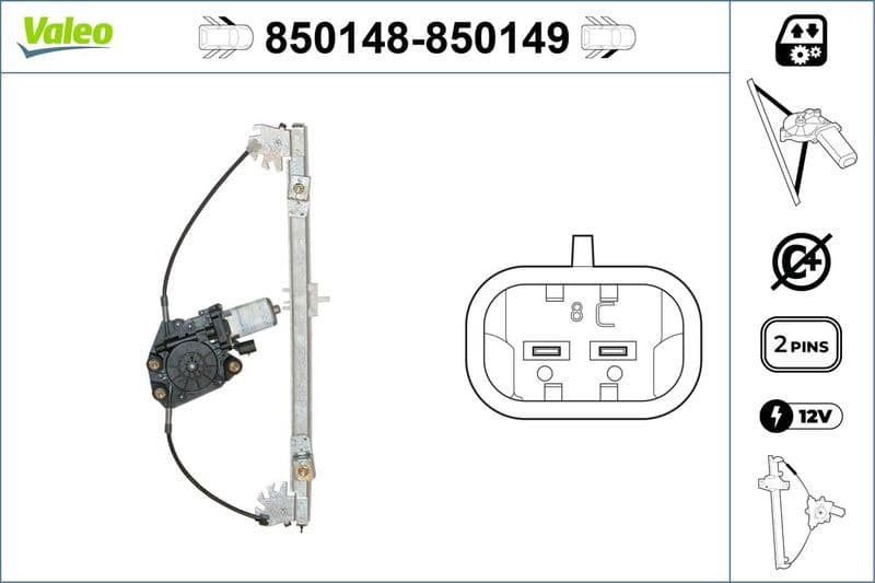 Radiatorventilator past: SEAT IBIZA V  SKODA FABIA IV  VW POLO VI 1.0 01.17-