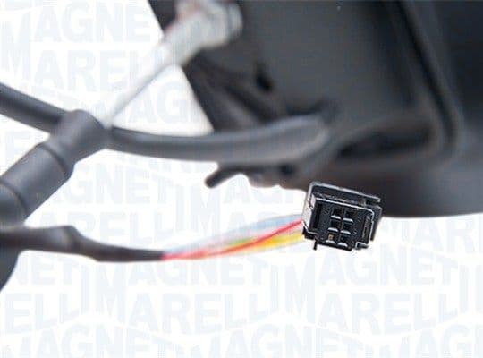 Zijspiegel Links (elektrisch, in reliëf, under-coated) past: CITROEN C3 II 11.09-12.16