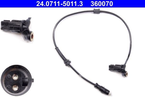 ABS-sensor Achter Links past: RENAULT LAGUNA I 1.6-2.2D 11.93-03.01