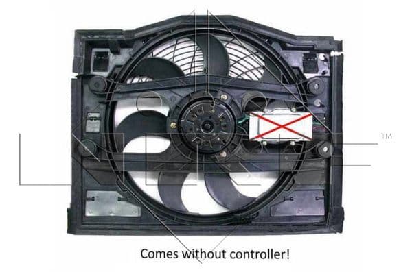 Radiatorventilator (met huisvesting) past: BMW 3 (E46) 1.9-3.0 12.97-12.07