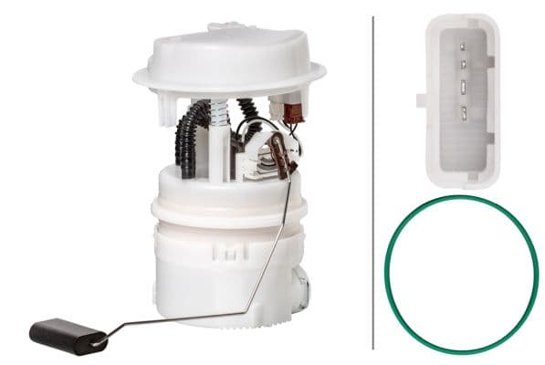 Elektrische brandstofpomp (module) past: MERCEDES 124 (W124), C (W203)  PEUGEOT 206, 206+, PARTNER  RENAULT THALIA I, TWINGO I 1.1-3.0D 06.90-