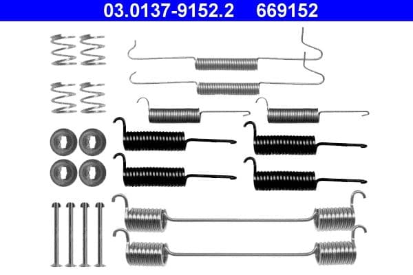 Accessory Kit, brake shoes