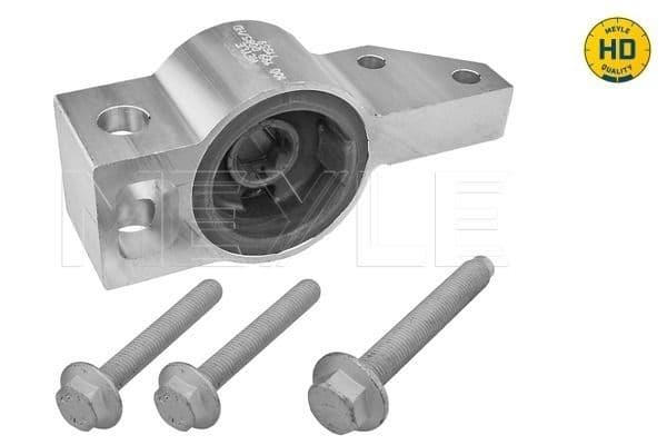 Voorste spoorcontrole-arm silent block Voor Links (met bouten) past: AUDI A3  SEAT ALTEA, ALTEA XL, LEON, TOLEDO III  SKODA OCTAVIA II, SUPERB II, YETI  VW BEETLE 1.0-3.6 02.03-09.20