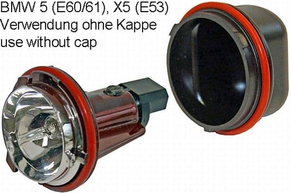 Koplamp aansluiting Links/Rechts, H10W (parkeerlicht) past: BMW 5 E60, E61, 7 E65, E66, E67, X5 E53 05.00-12.09