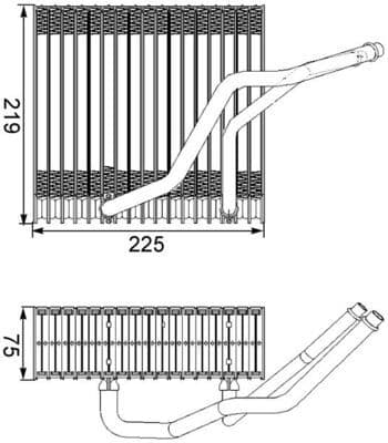 Airconditioning verdamper past: AUDI A3, TT  SEAT LEON, TOLEDO II  SKODA OCTAVIA I  VW BORA, BORA I, GOLF IV, NEW BEETLE 1.4-3.2 09.96-12.13