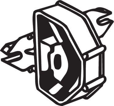 Uitlaatsysteem hanger past: PEUGEOT 307, 308 I 1.6/2.0/2.0D 03.03-10.14